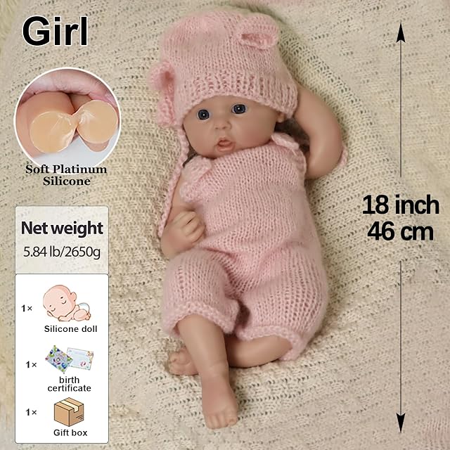 Foto 4 de 7 de Oppaionaho Muñecas realistas de Silicona de Cuerpo Completo de 46 cm