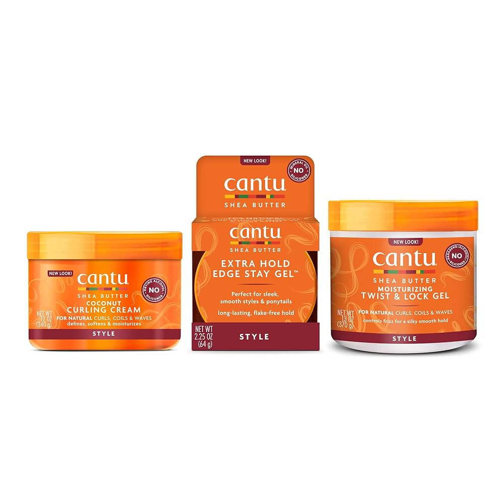 【3個】Cantu カントゥ　ココナッツカーリングクリーム ヘアマヨネーズ Amazon.com : Cantu Coconut Twist Bundle, 3 Count : Beauty