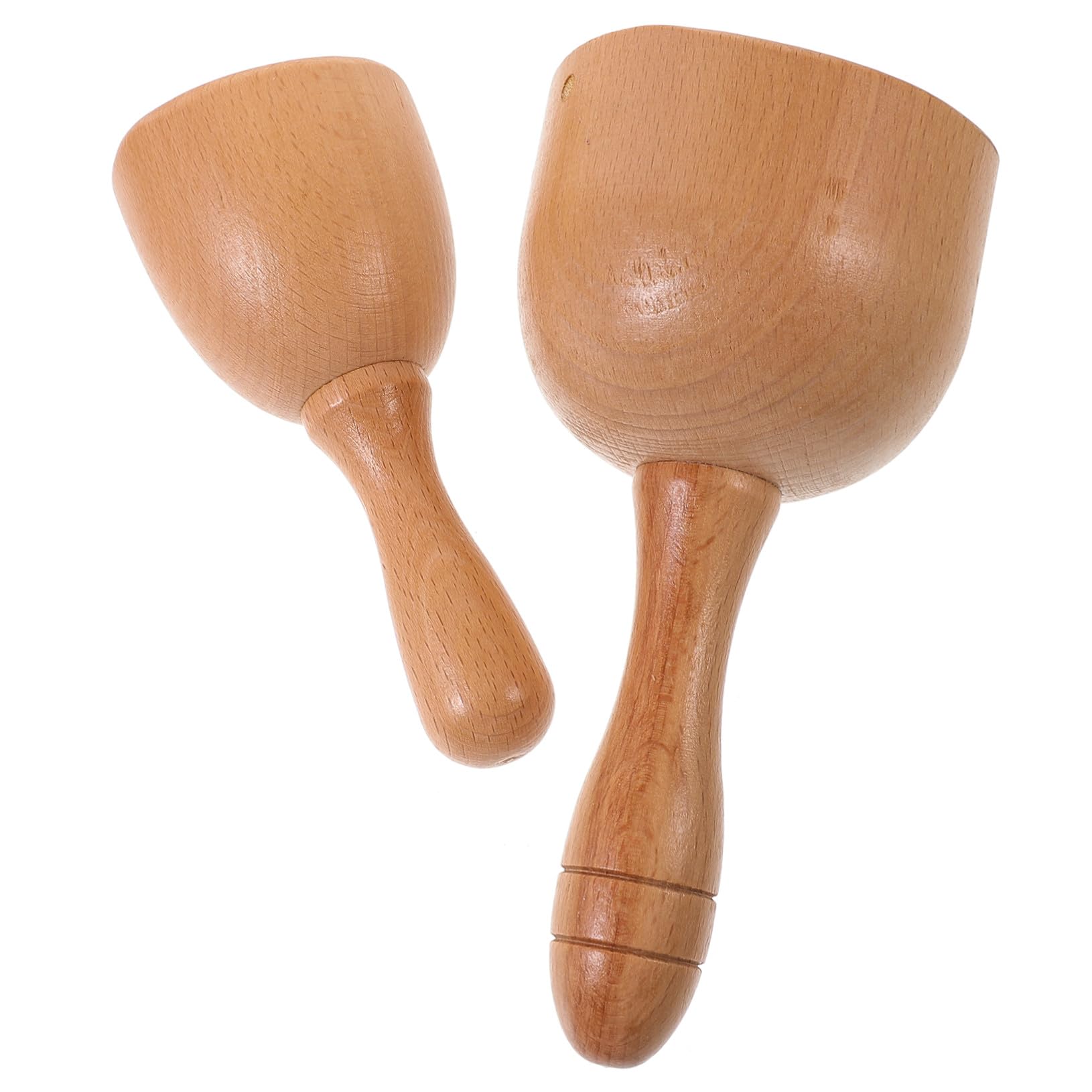 Masajeador de Espalda Manual de Madera, 2 Piezas, Diseño de Copa | Herramienta de Masaje Corporal, Rodillo Manual, para Ejercicio y Fisioterapia, Ayuda a Aflojar la Tensión