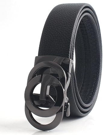 Ratchet Leather Belts for Men Trend Fashion Designer Belts for Dress,with Gift Box
