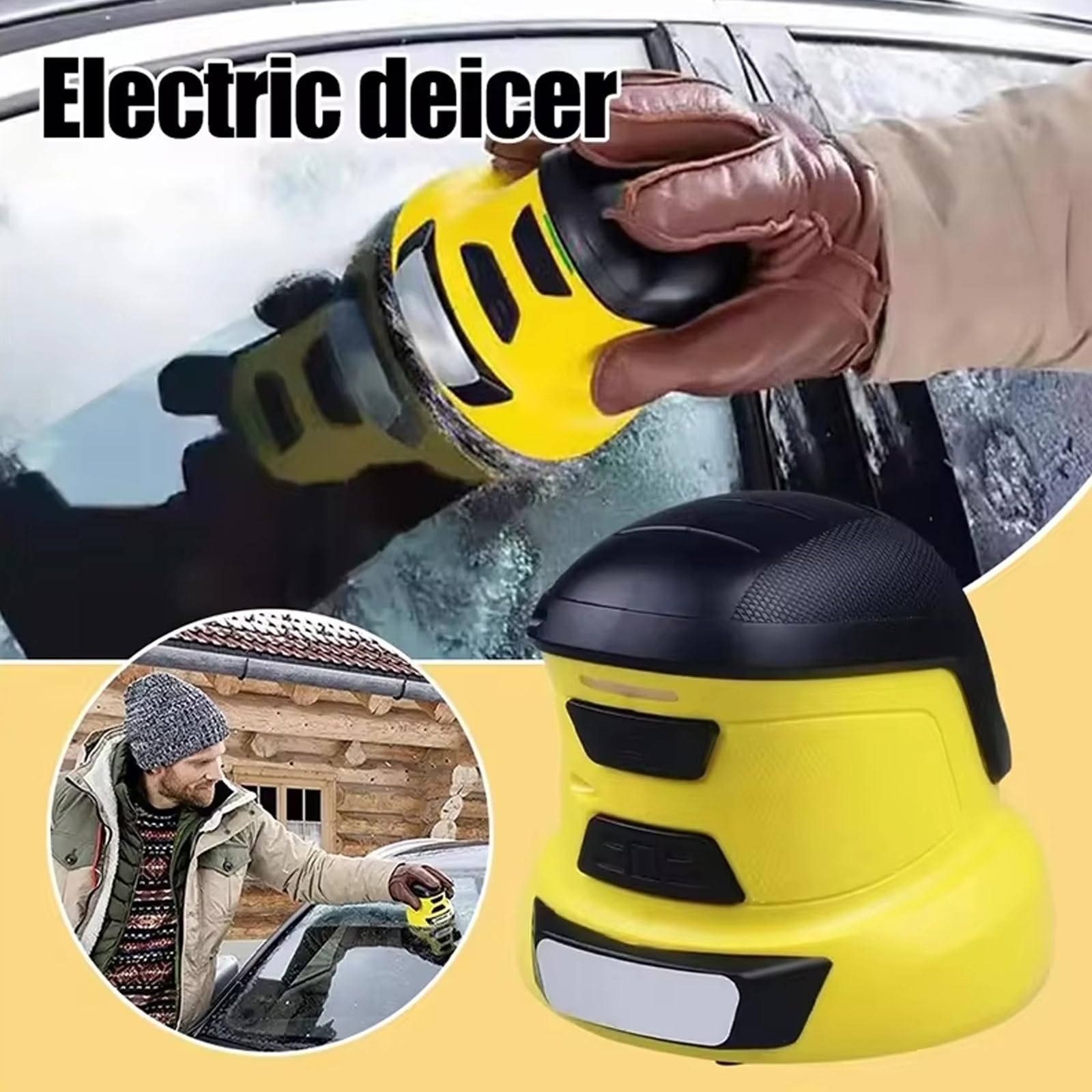 Elektryczny skrobak do śniegu - ładowanie USB narzędzie do czyszczenia przedniej szyby do zimowego usuwania śniegu