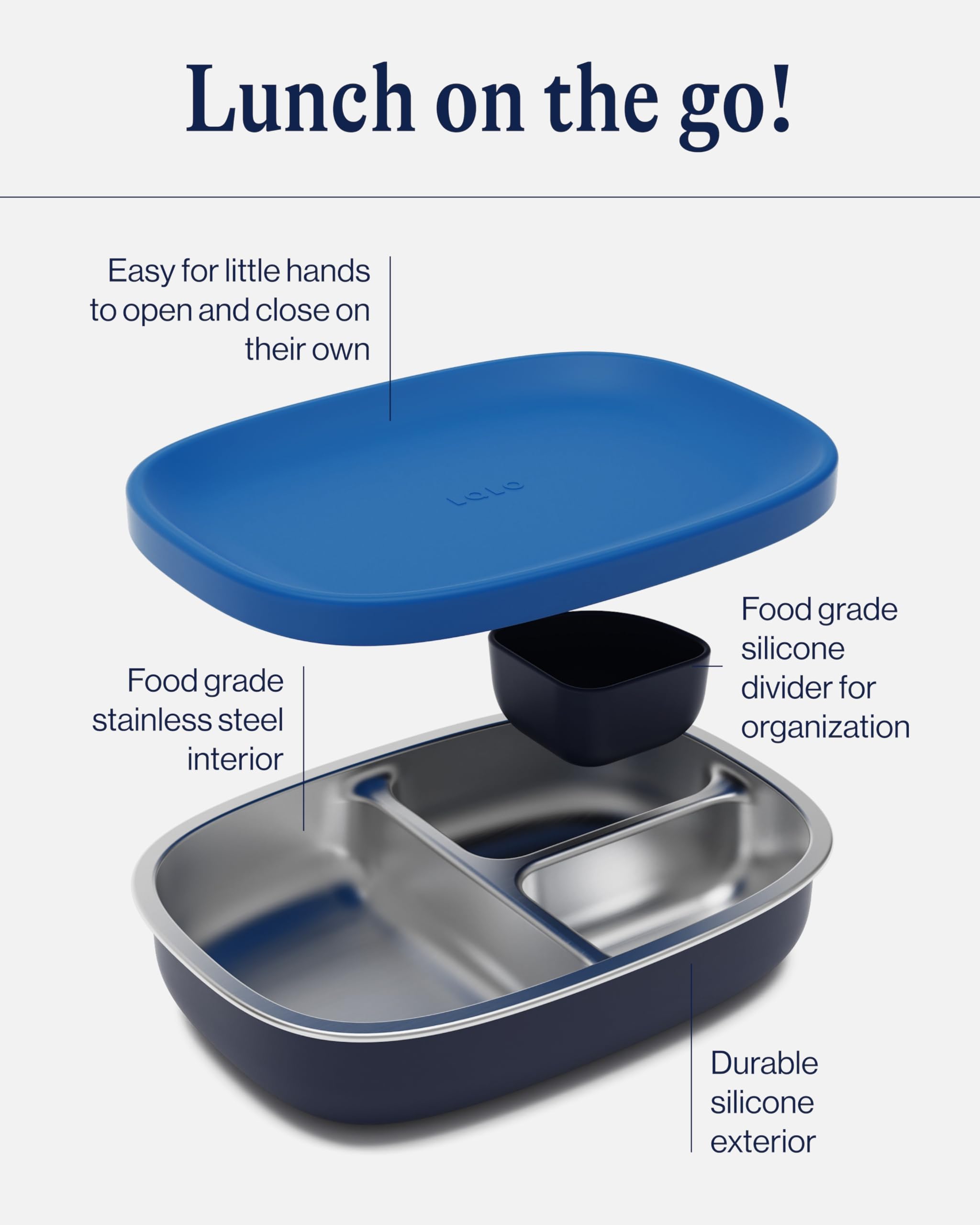 Amazon.com: Lalo Bento Box - Dishwasher Safe, Easy to Open & Clean