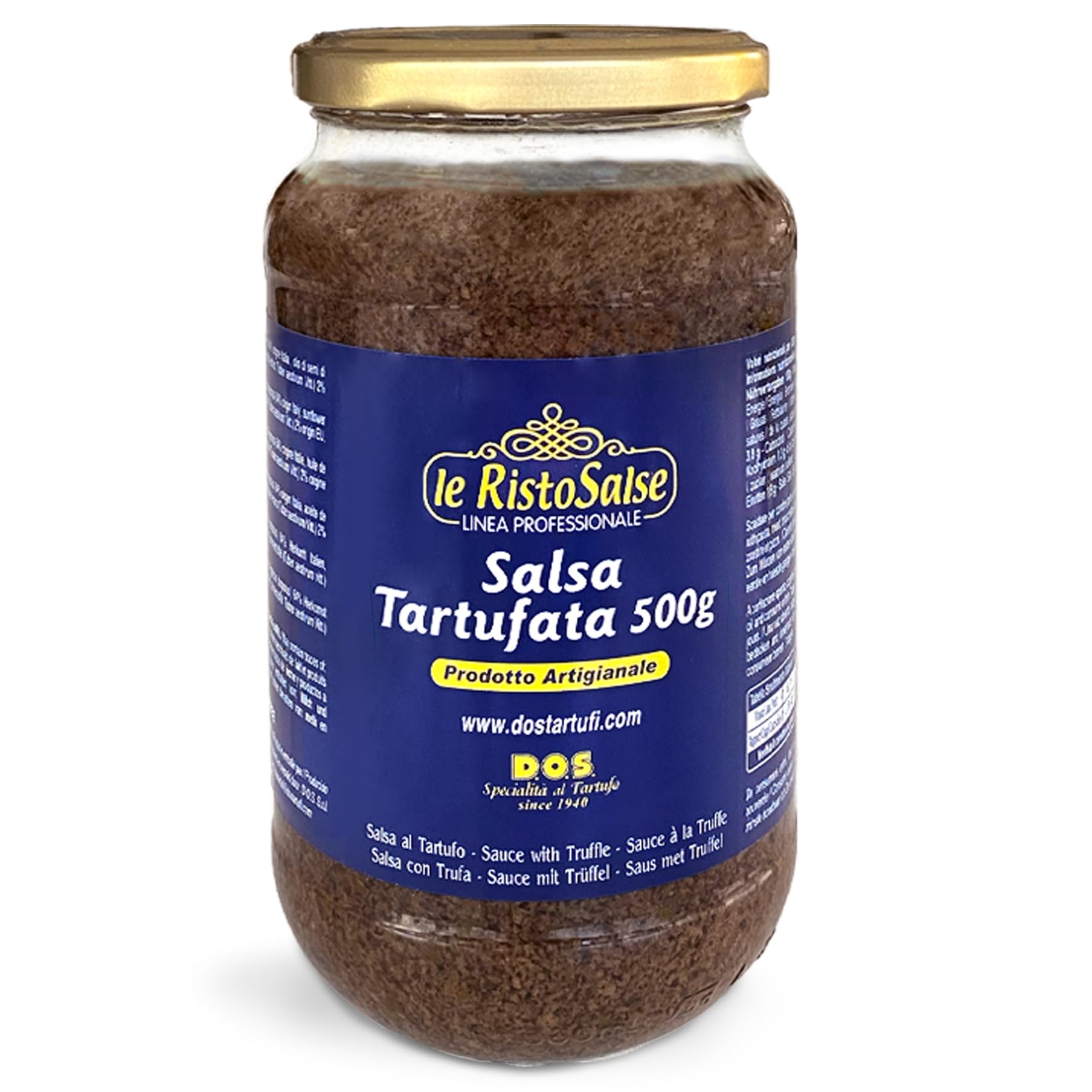 Trüffelsauce 500 Gramm - Verwendet in Restaurants und Kochen Profis - Italienische Artisan Produkt