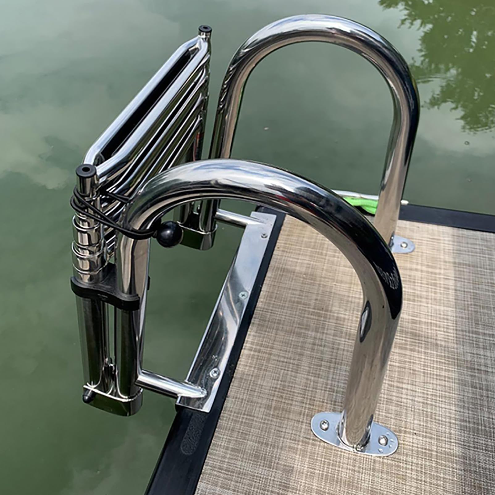 Scale per imbarcazioni scaletta bagno Telescopica Pieghevole In 4 Fasi Scaletta Barca Inox Scalette Barche Pieghevole Piscina Ponte Galleggiante Marina Drop Boat per piscina ponte barca