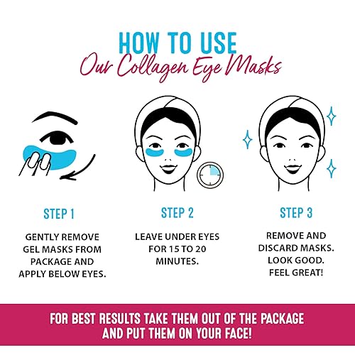 Miniatura 6 de Ice Water EYES by ToGoSpa - Almohadillas de gel de colágeno antienvejecimiento prémium para hinchazón, ojeras y arrugas, rejuvenecimiento debajo de