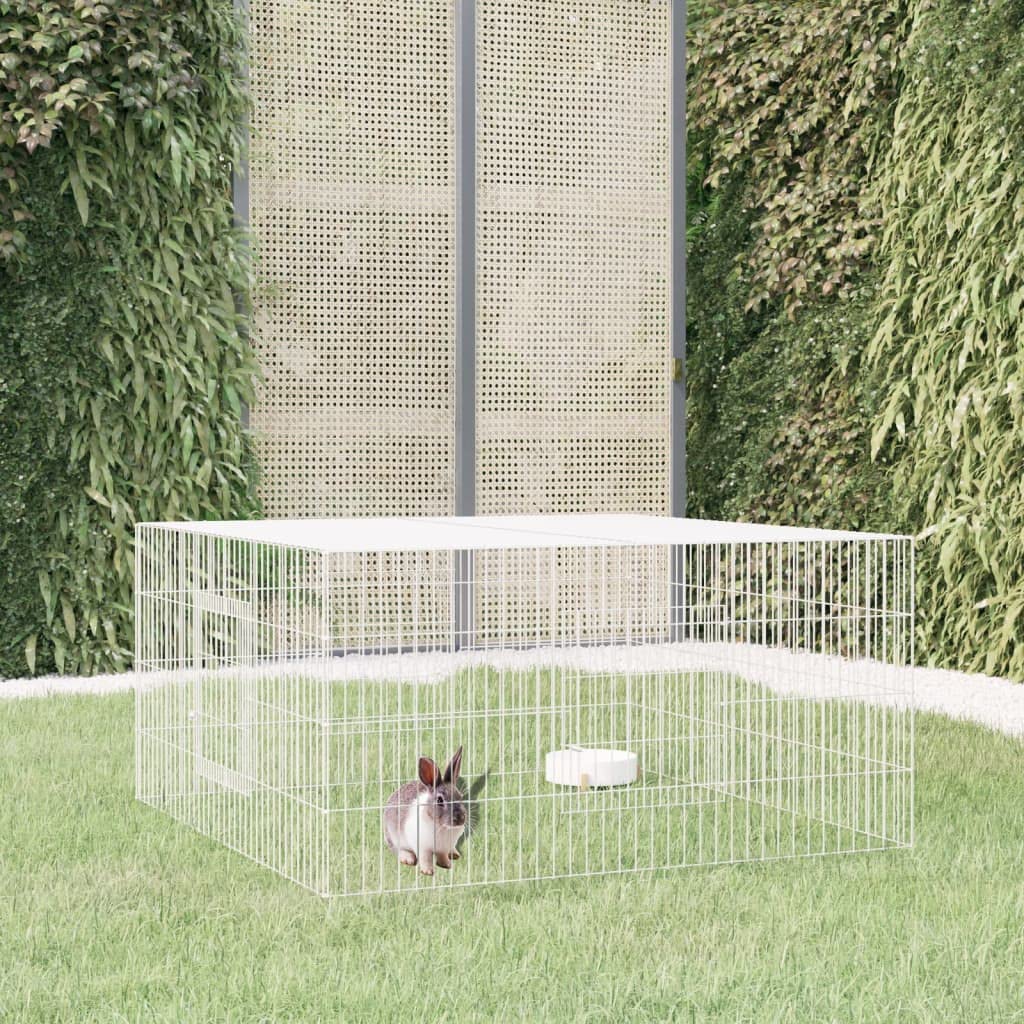 Générique Cage à Lapin 110x110x55 cm Fer galvanisé,Articles pour Animaux,Articles pour Animaux de Compagnie,Accessoires pour Petits Animaux,Abris & Cages pour Petits Animaux,171562