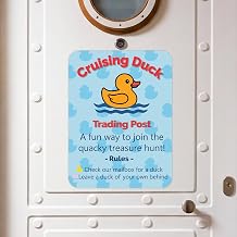 Novabright Cruising Duck Trading Post Magnet Mailbox Door Decor Sign