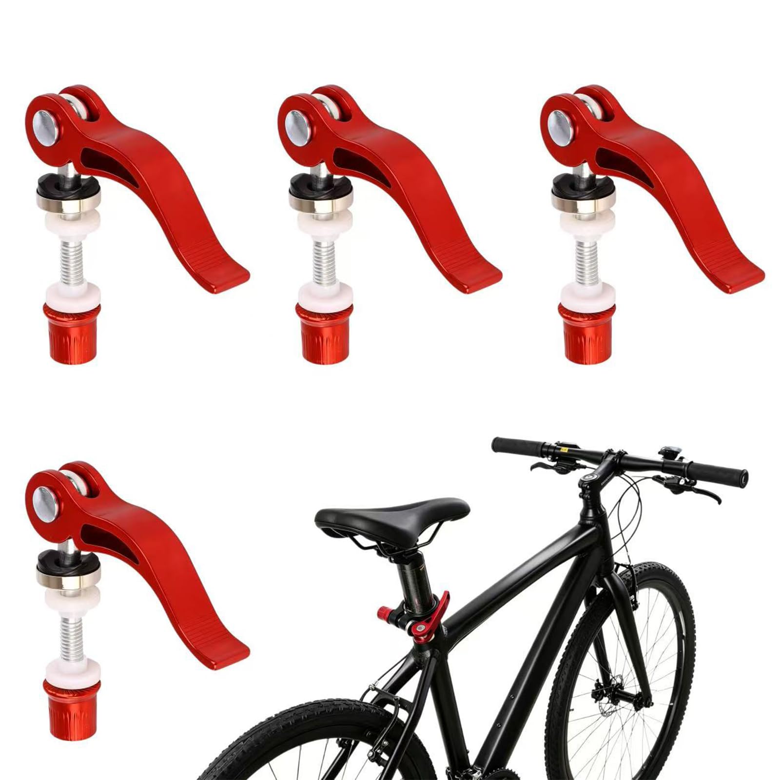 Amazon.co.jp: 自転車シートポスト クイックシートピン レバー式