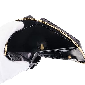 COMME des GARÇONS 二つ折り財布 黒 ドット コムデギャルソン COMME des GARCONS 財布 二つ折り ドット 水玉