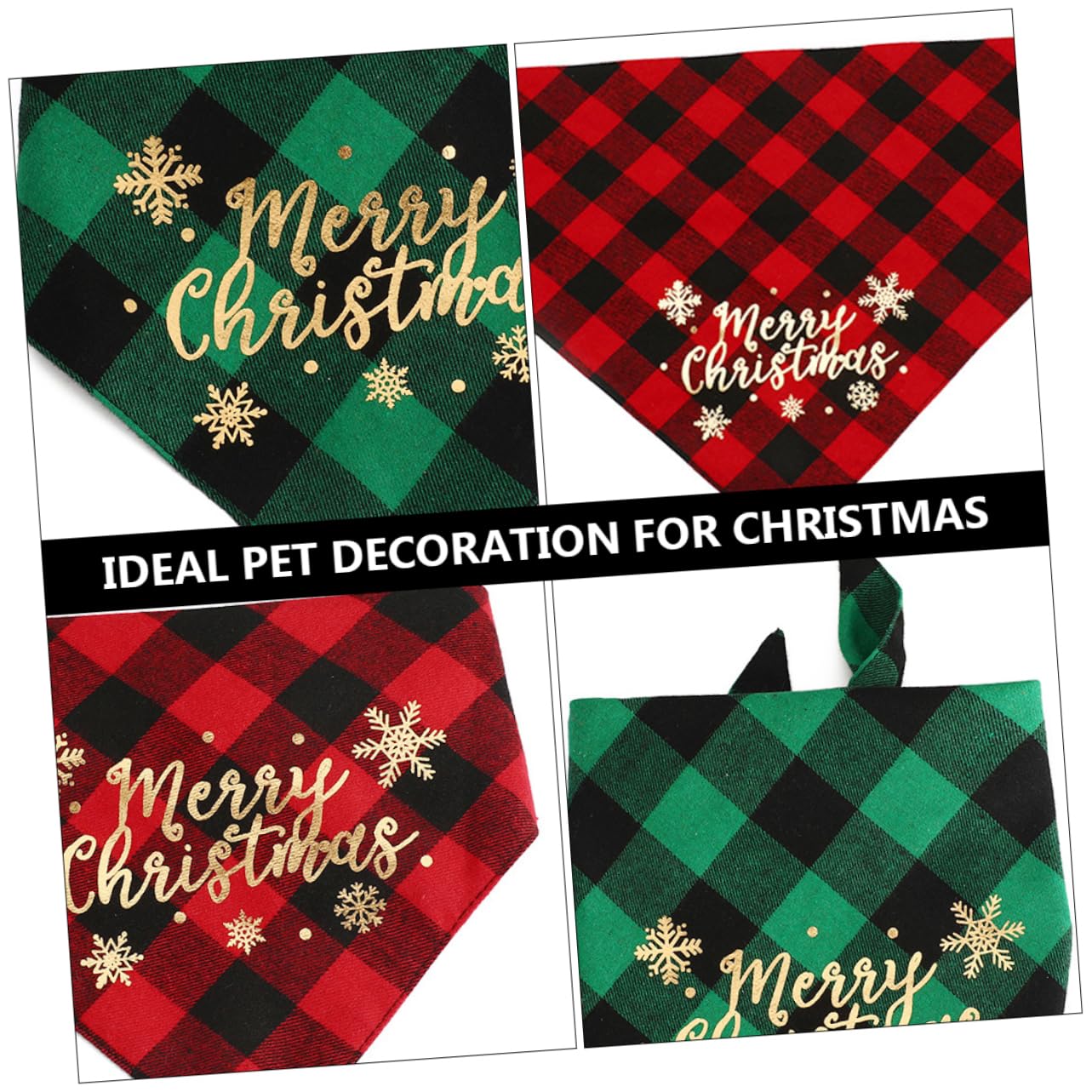 ABOOFAN 6pièces Bandanas De pour Chiens Écharpes Triangle Serviettes Saliva pour Animaux De Compagnie
