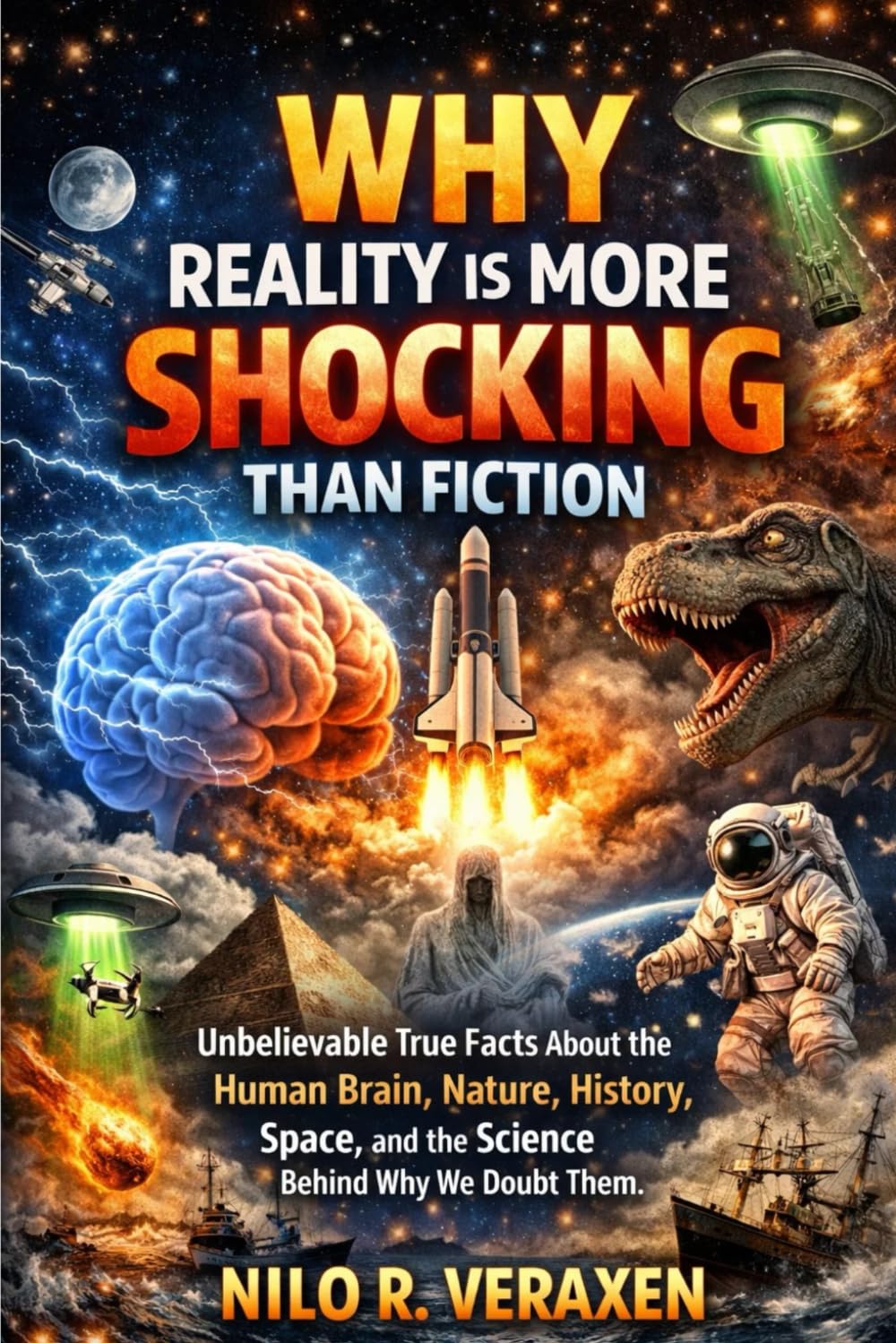 Why Reality Is More Shocking Than Fiction.: Unbelievable True Facts About the Human Brain, Nature, History, Space, and the Science Behind Why We Doubt Them.