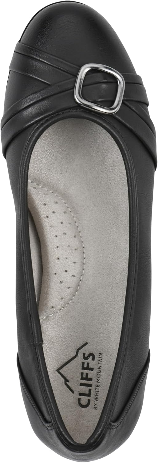 Cliffs by White Mountain Women's Cushioned Calming Ballet Flat - Image 6