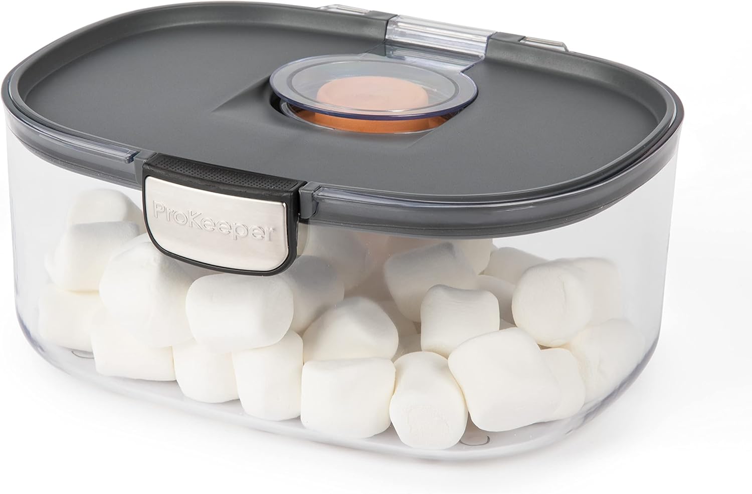 Progressive ProKeeper International Airtight Food Storage Container with Terracotta Disk for Freshness, Stackable & Dishwasher Safe, Ideal for Cookies, Baked Goods, & More 3 Quart, 3-Piece