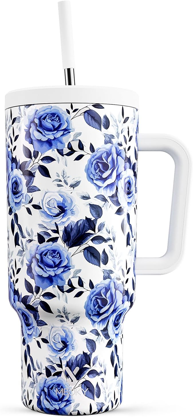 Meoky 40oz Tumbler with Handle