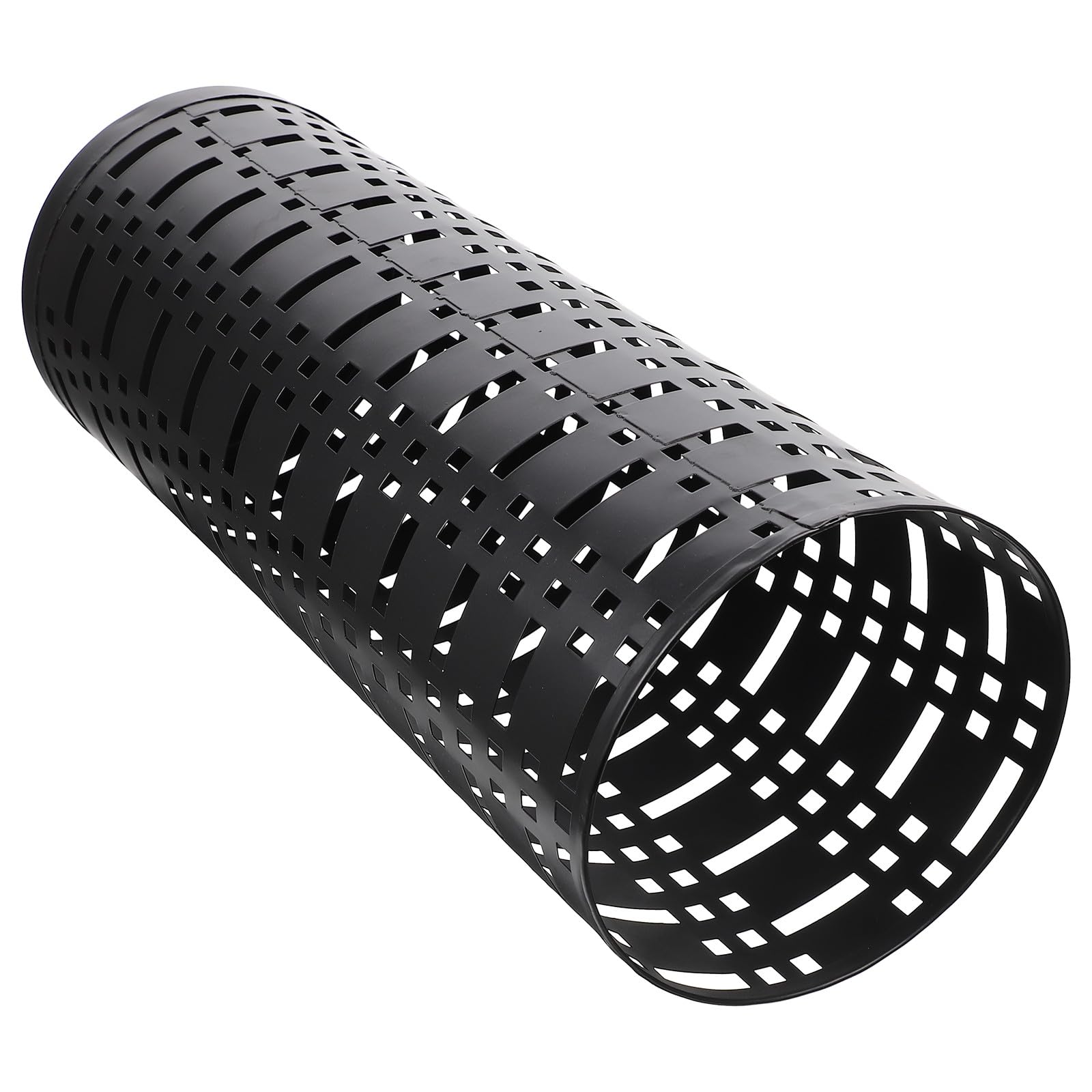 Porte-parapluie en fer noir support anti-goutte maison