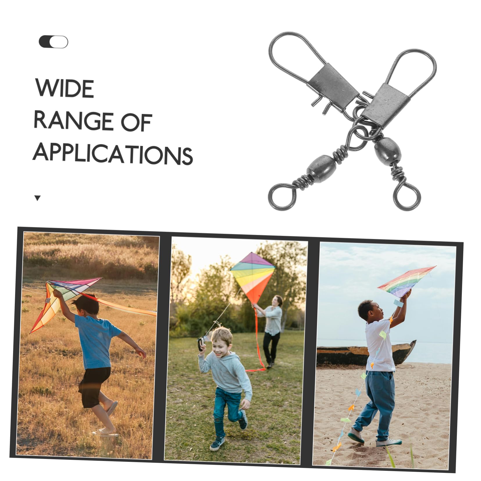 JOINPAYA 6pcs Metal Hook for Kite Bearing Heavy Duty Kite Spool Hook Replacement Flying Kite Reel Hook Accessory Small Hook for Kite Reel Parts