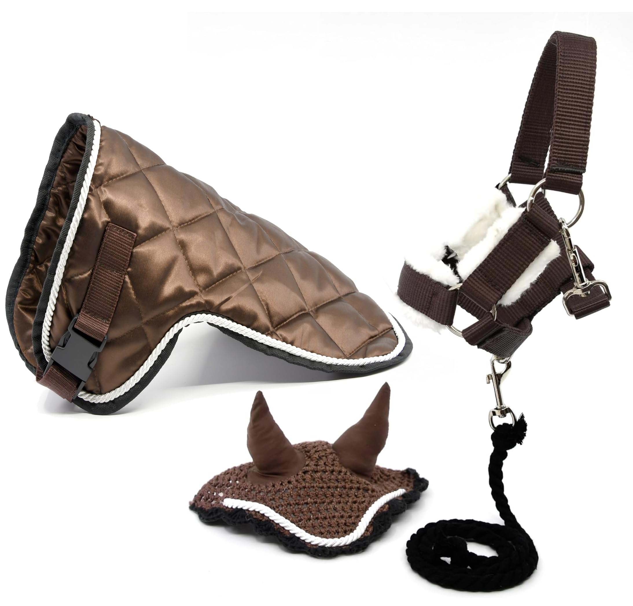 Ponnie Reitpferd Mit Rollen - Rosa Sattel, Kämmbare Mähne Für Kinder 5-12 Jahre