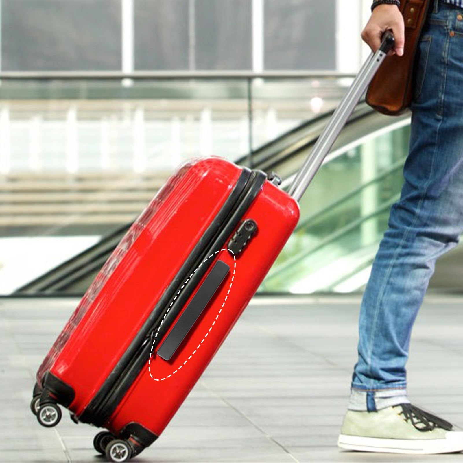 Maniglia Di Ricambio Per Valigie - Plastica TPU, Lunghezza 20 Cm, Sostituzione Facile - Foto 5