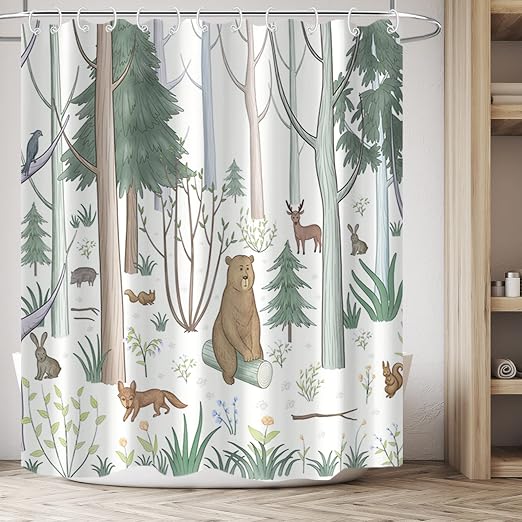 Wildwood Paws Shower Curtain NCU0PTT2863