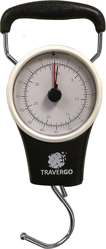 Amazon.com: GoGreen Power (TR1300BK) Analog Luggage Scale with