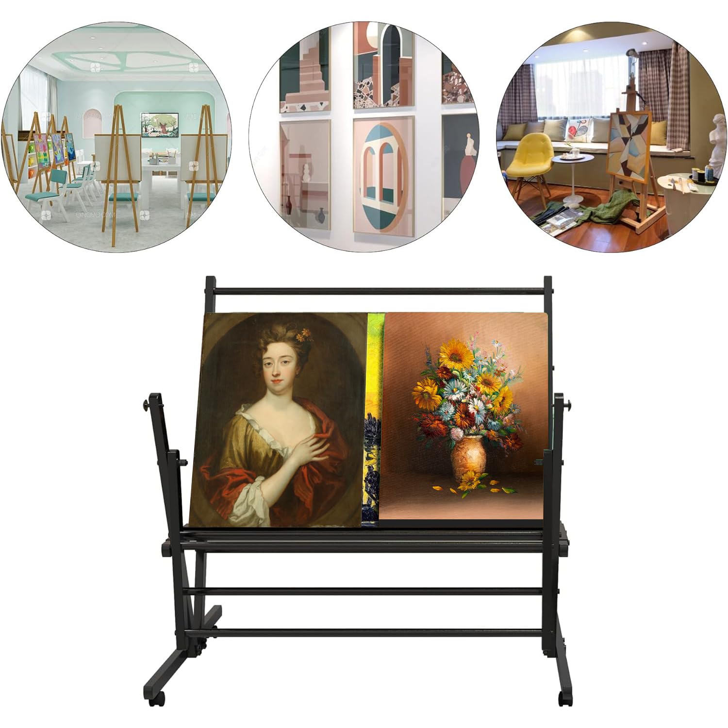 Snapklik.com : MYOYAY Movable Art Metal Print Rack