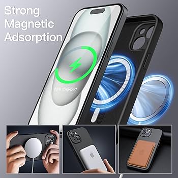 iPhone 15 Plus 6.7インチ用 マグネット シリコンケース iPhone 15 Plus 6.7インチ用 マグネット シリコンケース Amazon.co.jp