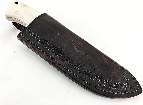 Miniatura 8 de Cuchillo de acero de Damasco hecho a mano personalizado - Hermoso cuchillo  Camping, cuchillo de supervivencia para hombres - Cuchillo EDC Bushcraft