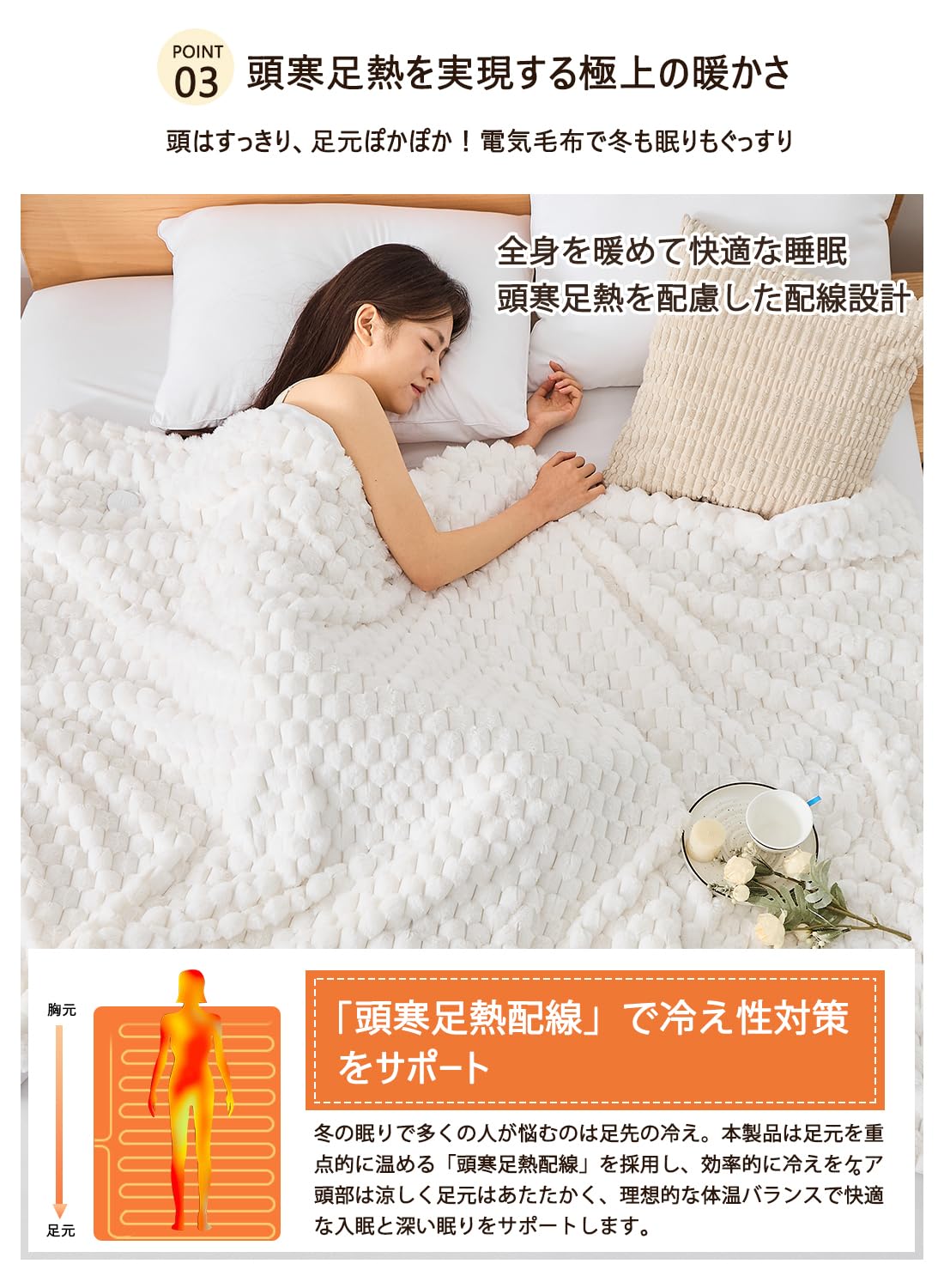 電気毛布 190×130㎝ 掛け敷き兼用 4段階タイマーふわふわ 厚手 大きめ Amazon.co.jp : VIKNAN【ダブル190×130cm】電気毛布 掛け敷き兼用 4