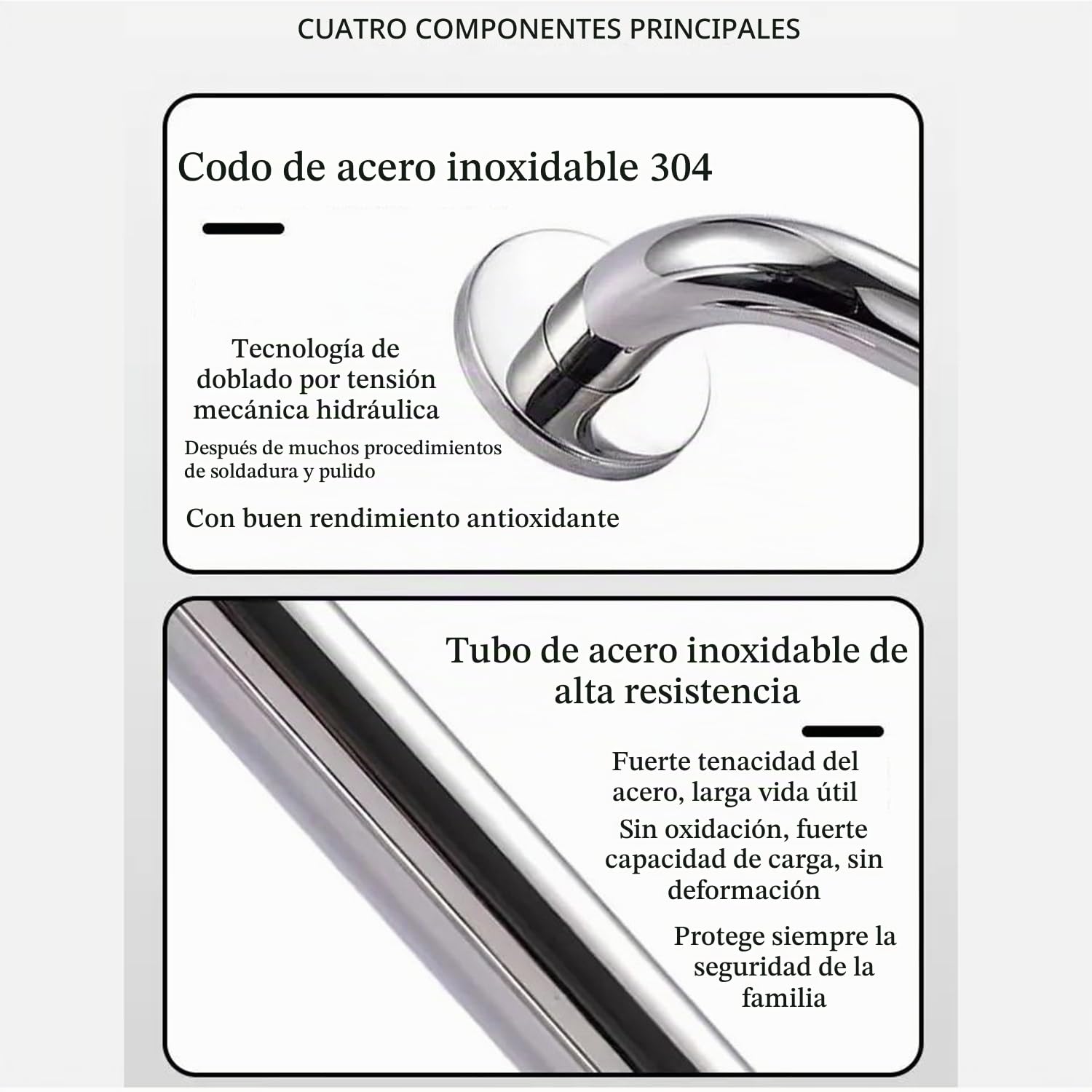 Barra Baño Minusvalido,Agarraderas Baño Para Mayores,Tipo l 70x50 Cm,Barandilla De Seguridad Vertical,Carga Máx 200kg,Para Mujeres Embarazadas, Ancianos y Discapacitados (Pulido, Lado Derecho)