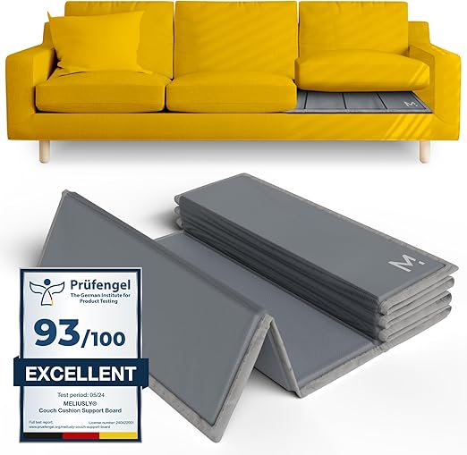 Meliusly Heavy Duty Couch Cushion Support for Sagging Cushions (21x79) Reinforced Wood Sofa Cushion Support Board for Sagging Seat, Deep Couch Supporter for Under The Cushions, Loveseat Saver