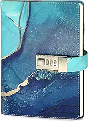 Diário com cadeado para meninas e mulheres 240 páginas Adorezyp Notebook para meninas de 8 a 12 anos - Diários infantis para escrever, autoexpressão e criatividade - Diário com cadeado inclui caderno