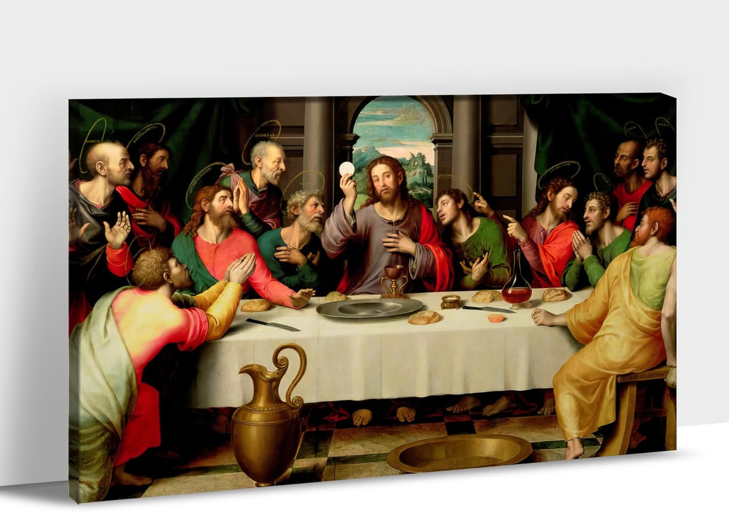 TEPAKIHI Last Supper Wall Decor for Dining Room, The Last Supper Picture Painting