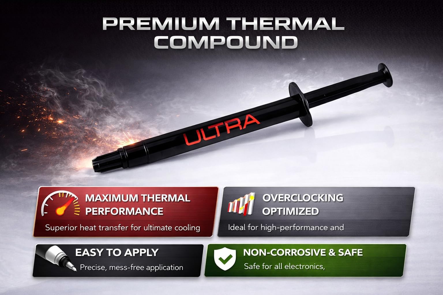 METALLIQ Performance Bundle 1 g di metallo liquido e 3 g di pasta termica ultra per CPU GPU PS5 Gaming & Service Set