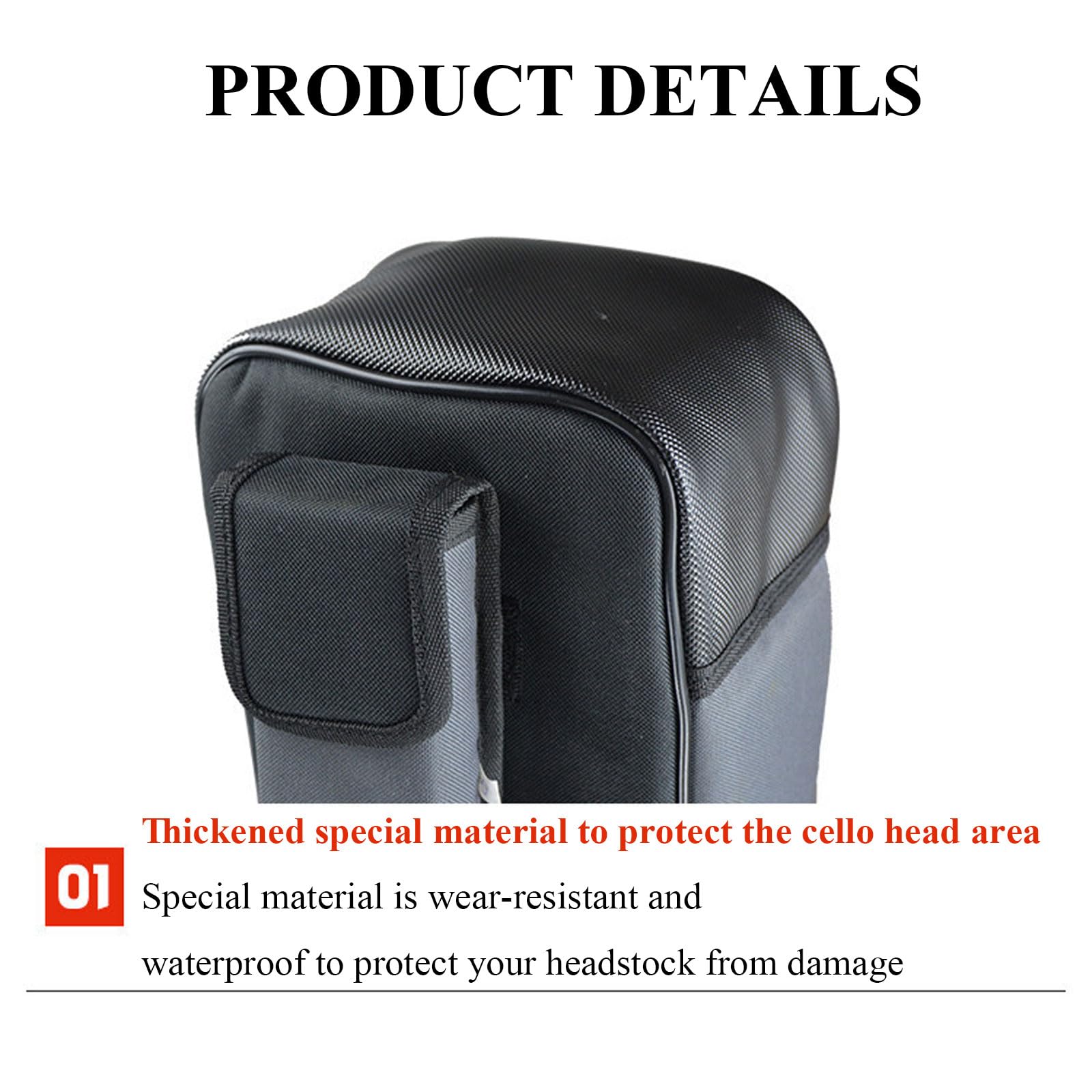 Amazon.co.jp: SHOUCAN 4/4 チェロ ソフトケース、快適な調節可能な