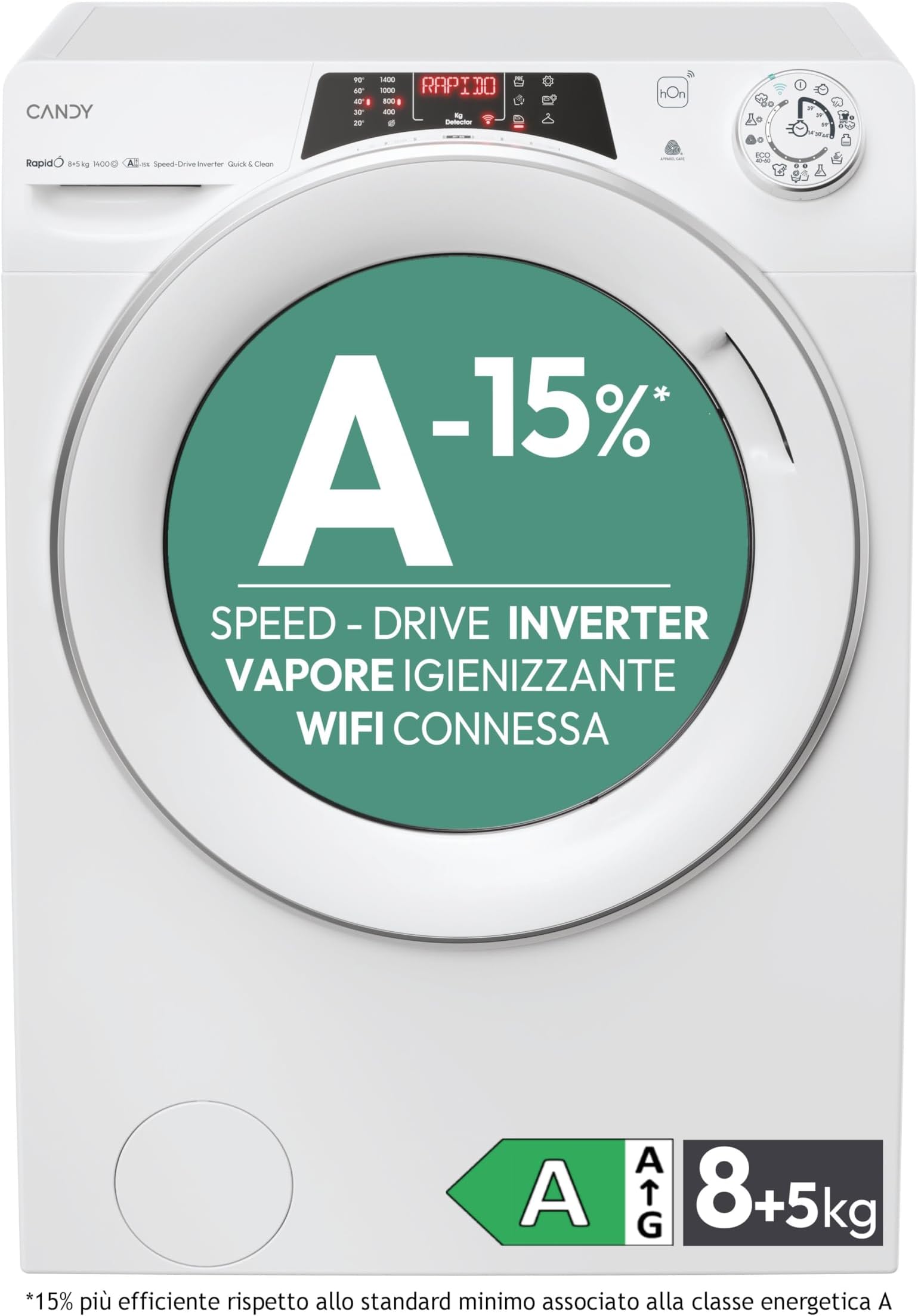 Offerta -37%: Candy RapidÒ Lavasciuga a 379€ invece di 597€!