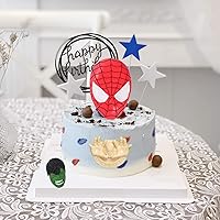 Vista 7 de Paquete de 7 moldes de silicona de superhéroes para fondant de caramelo y chocolate para decoración de pasteles