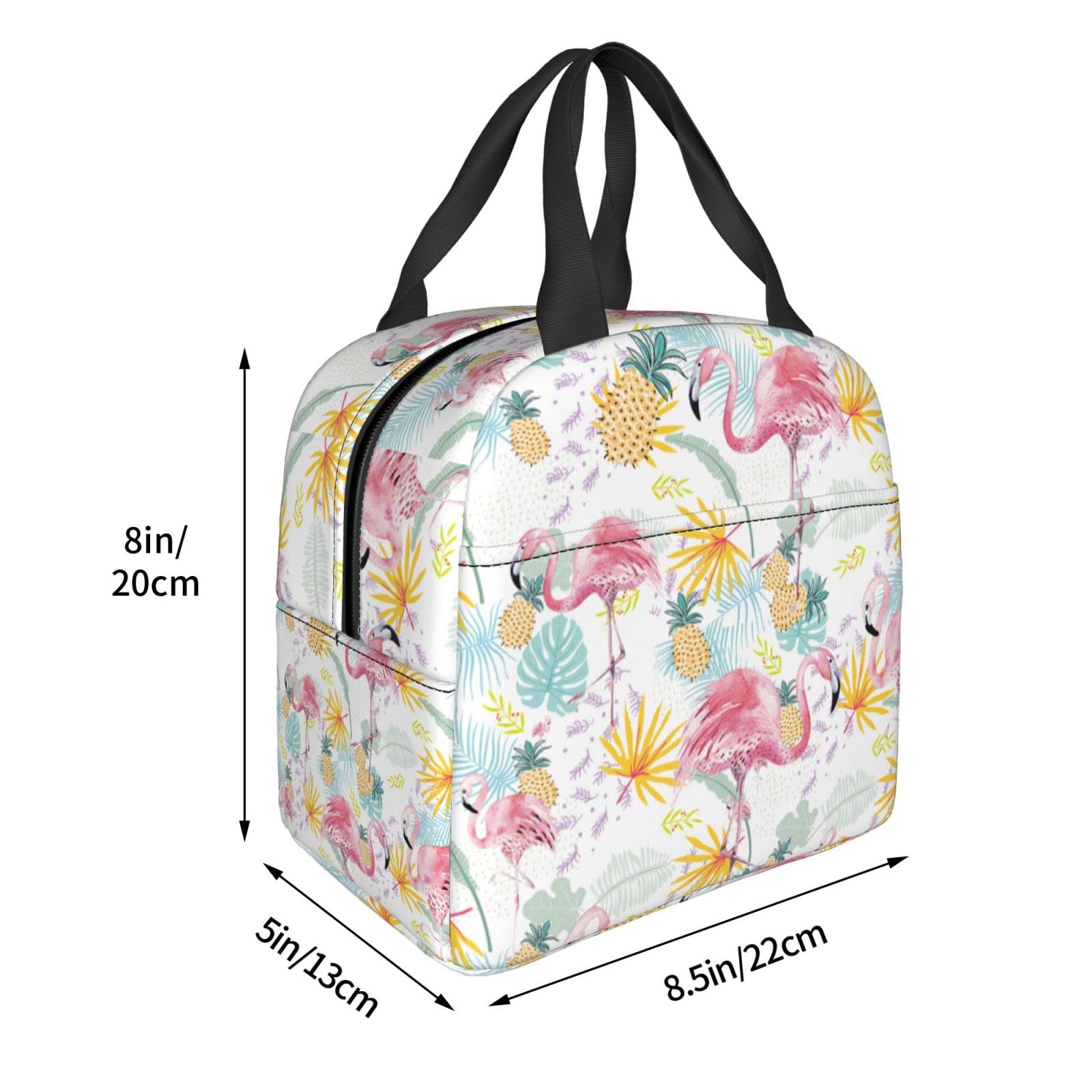FJAUOQ Borsa termica per il pranzo da donna Borsa termica per il pranzo Borsa termica per il pranzo portatile Riutilizzabile Impermeabile Per picnic Campeggio Lavoro Viaggi Scuole all'aperto