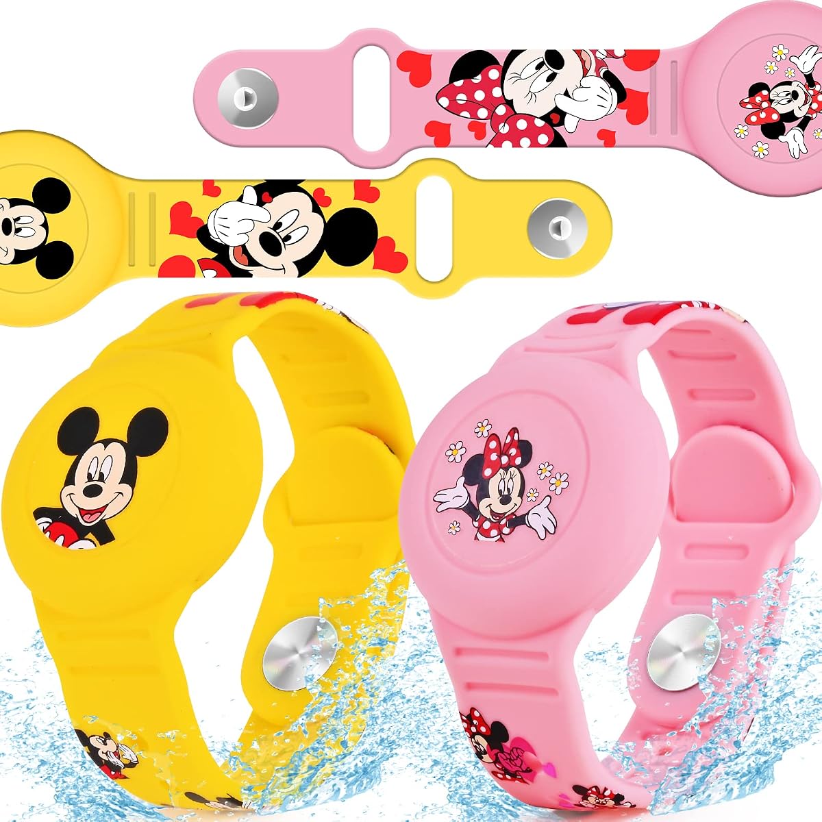 Waterproof AirTag Bracelet for Kids [2 Pack]
