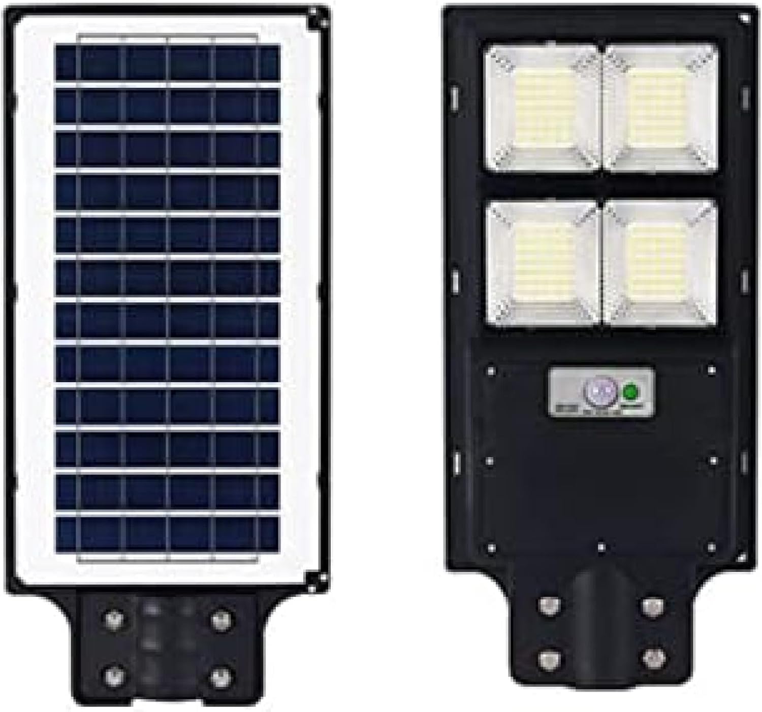 Réverbère à Induction Haute Puissance Réverbère Solaire Intégré Lumière LED étanche Extérieure Contrôle De La Lumière Radar Panneau Solaire en Silicium Polycrista, 200W