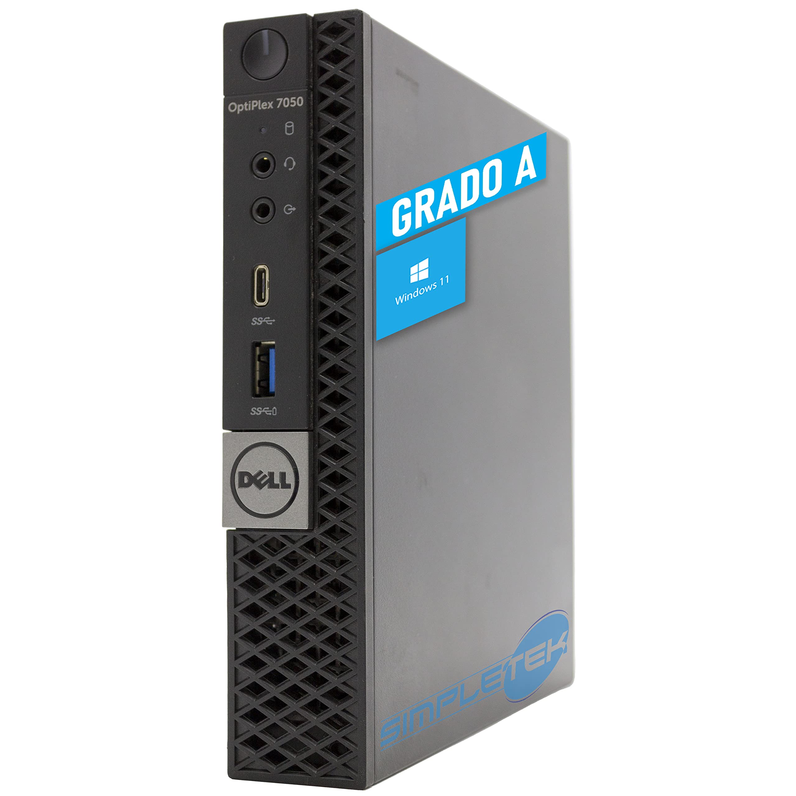 Micro PC Desktop DELL OptiPlex 7050 | Core i7 fino a 4.20GHz Windows 11 Pro | 16GB RAM SSD 256GB | USB TypeC HDMI Mini Computer Fisso Aziendale Ufficio Scrivania (Ricondizionato)