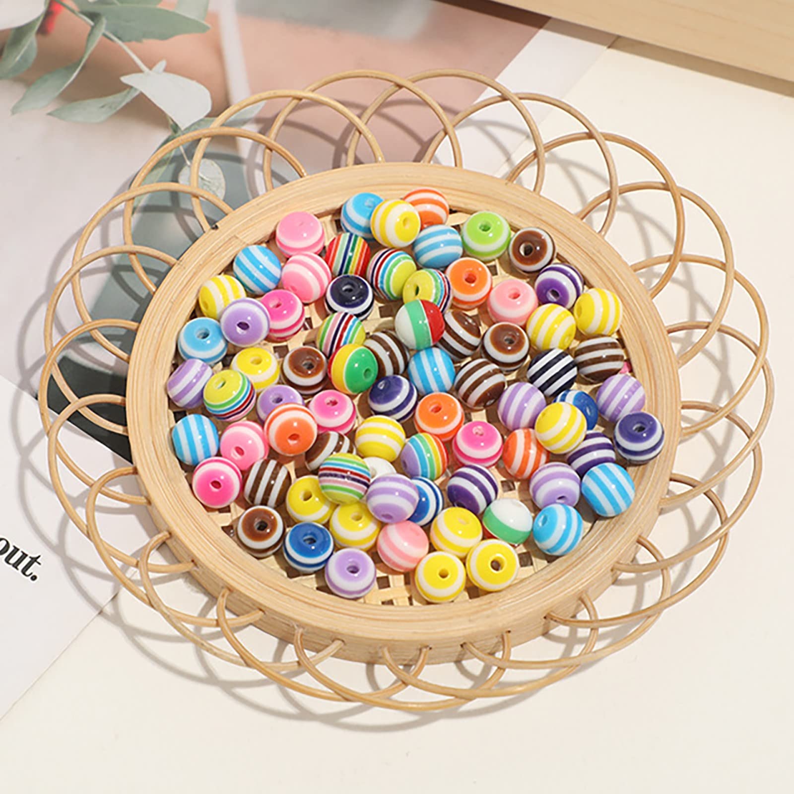 Acrylic Round Beads 8mm - 150pcs MIXED