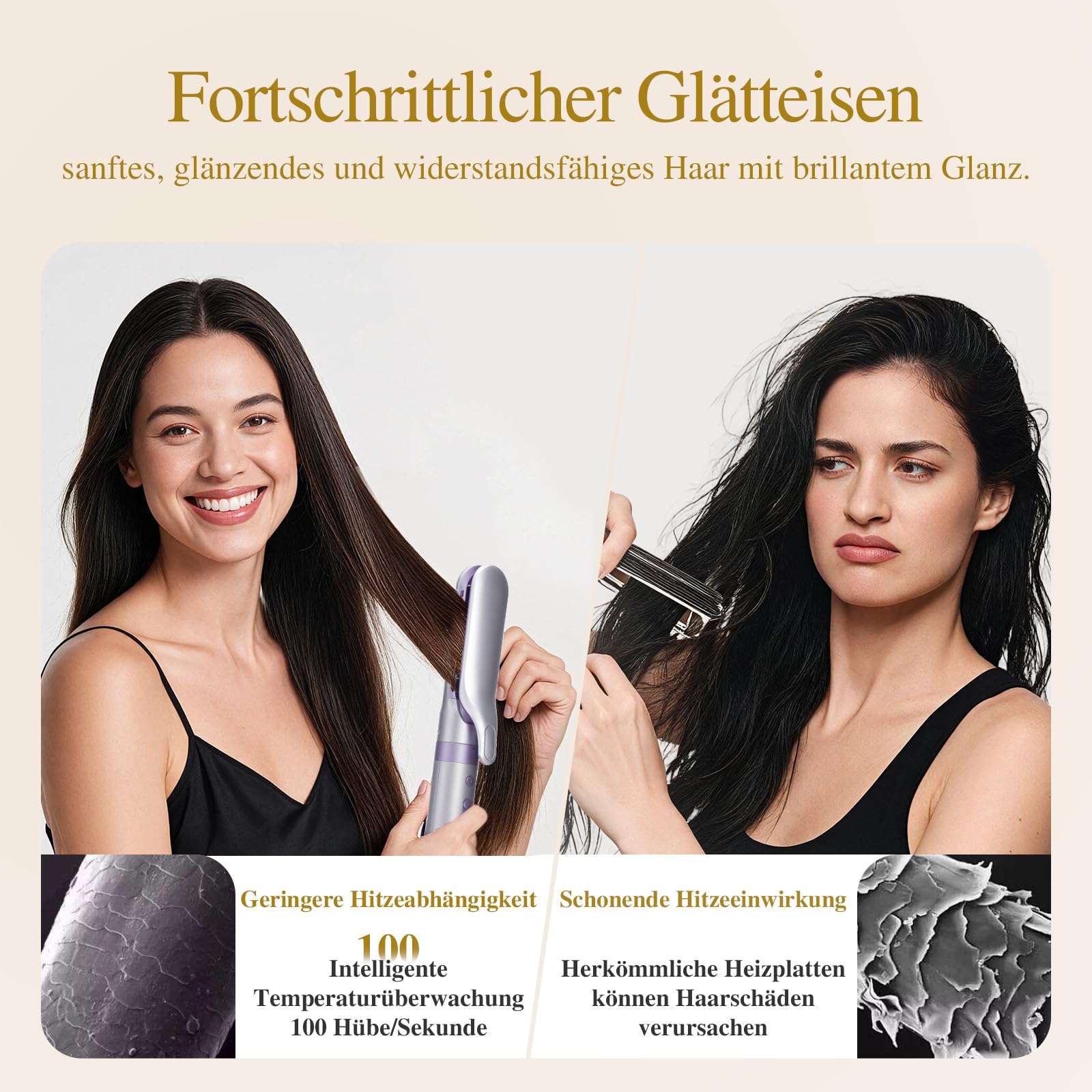 5 in 1 Airstyler Hairstyler Set 110.000 U/min 1500W Ionen Haartrockner Föhn mit Reisetasche