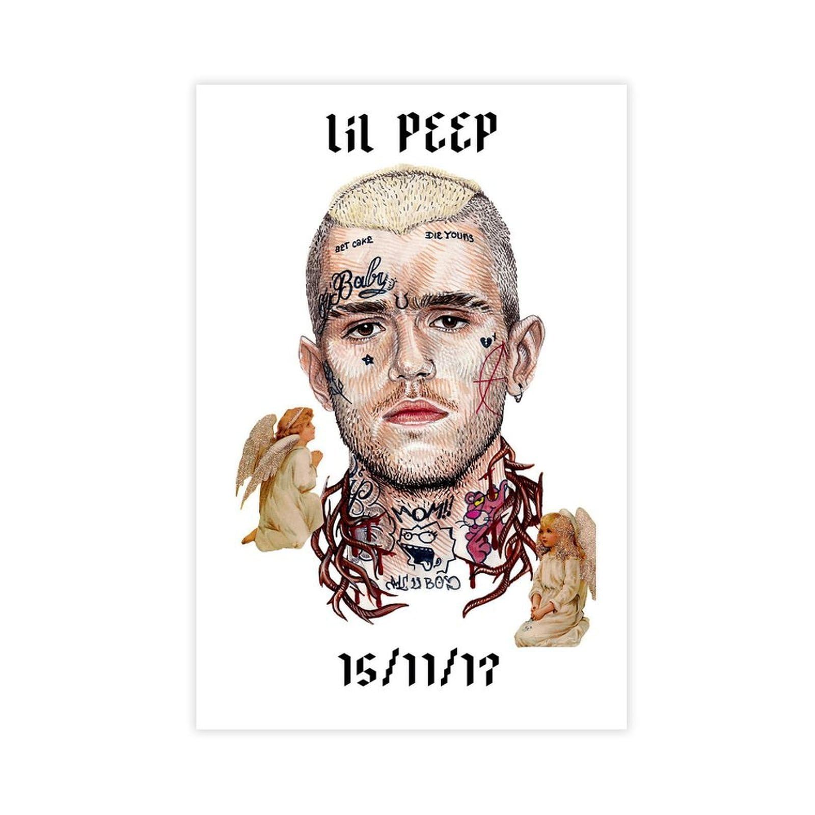 SAOGVDC Rapper Lil Peep Poster (13) Canvas Poster for Office Decor Gift