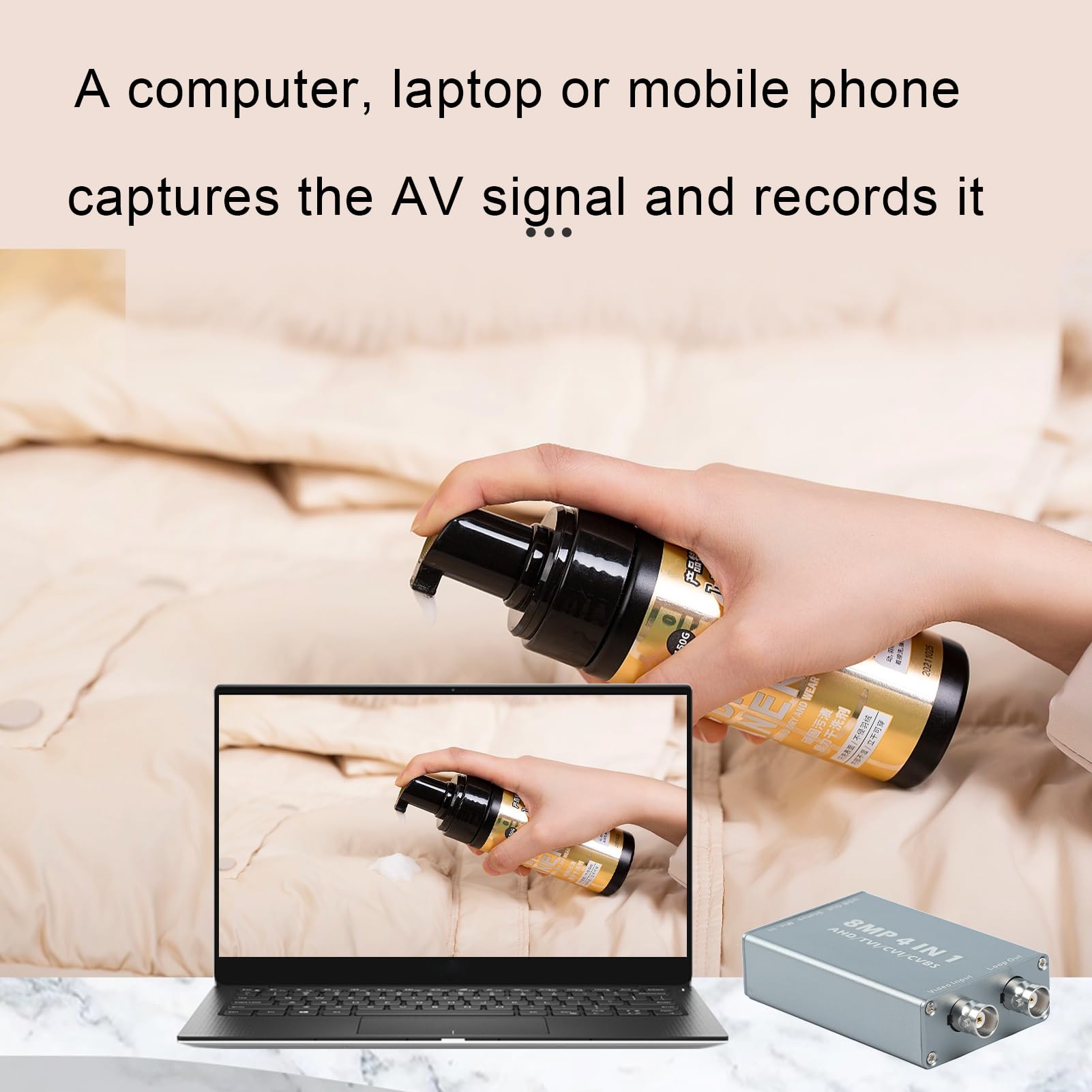 8MP 4-in-1 Video Capture Card AHD To USB TVI CVI Input - View #2