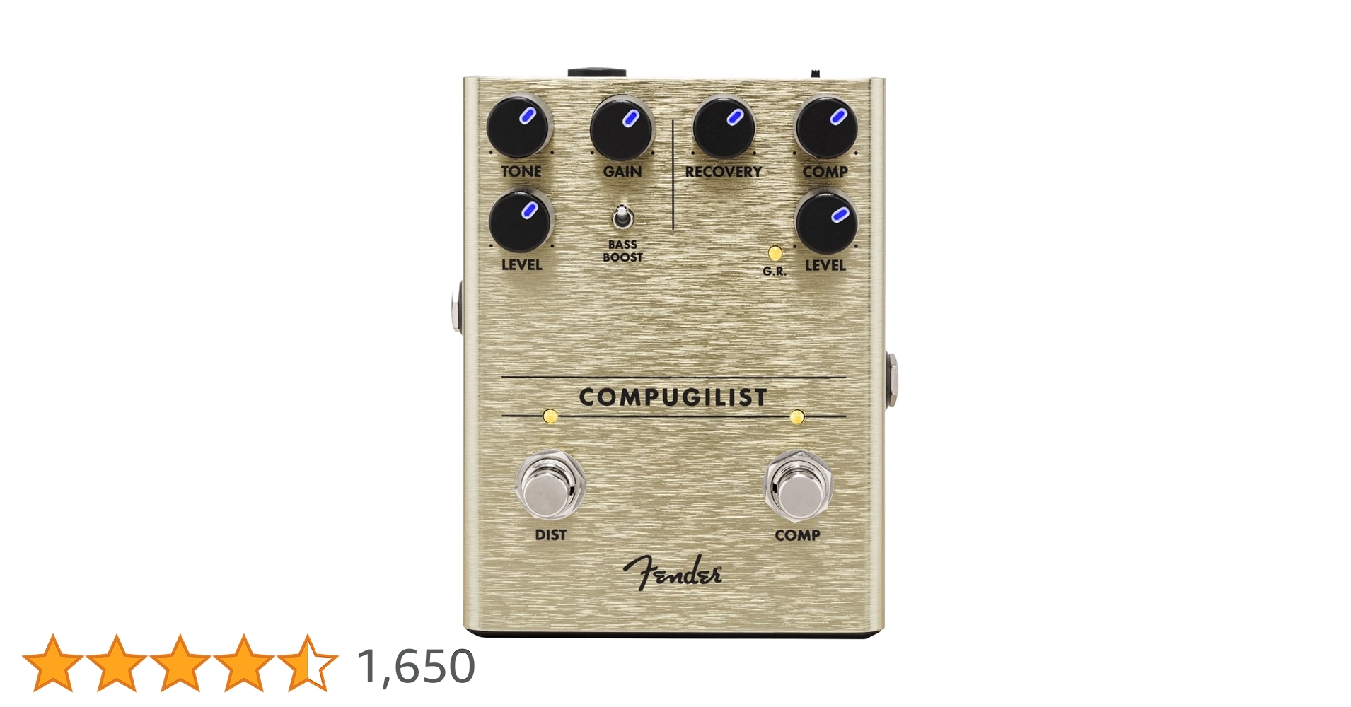 ギターエフェクター COMPUGILIST Amazon | Fender エフェクター Compugilist Comp/Distortion