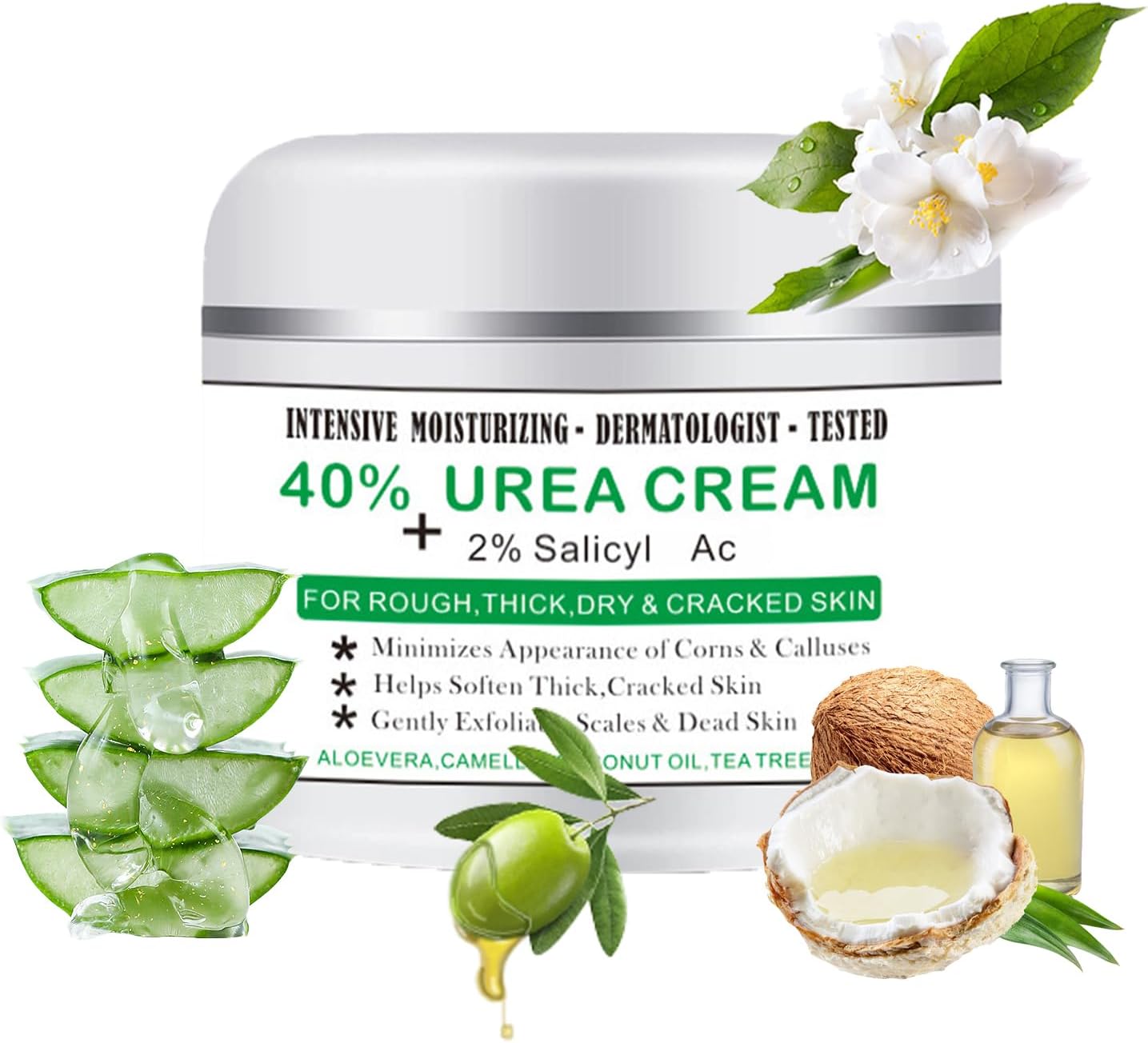 Urea Foot Cream, 40 Urea Foot Cream for Cracked Heels and Dry Skin