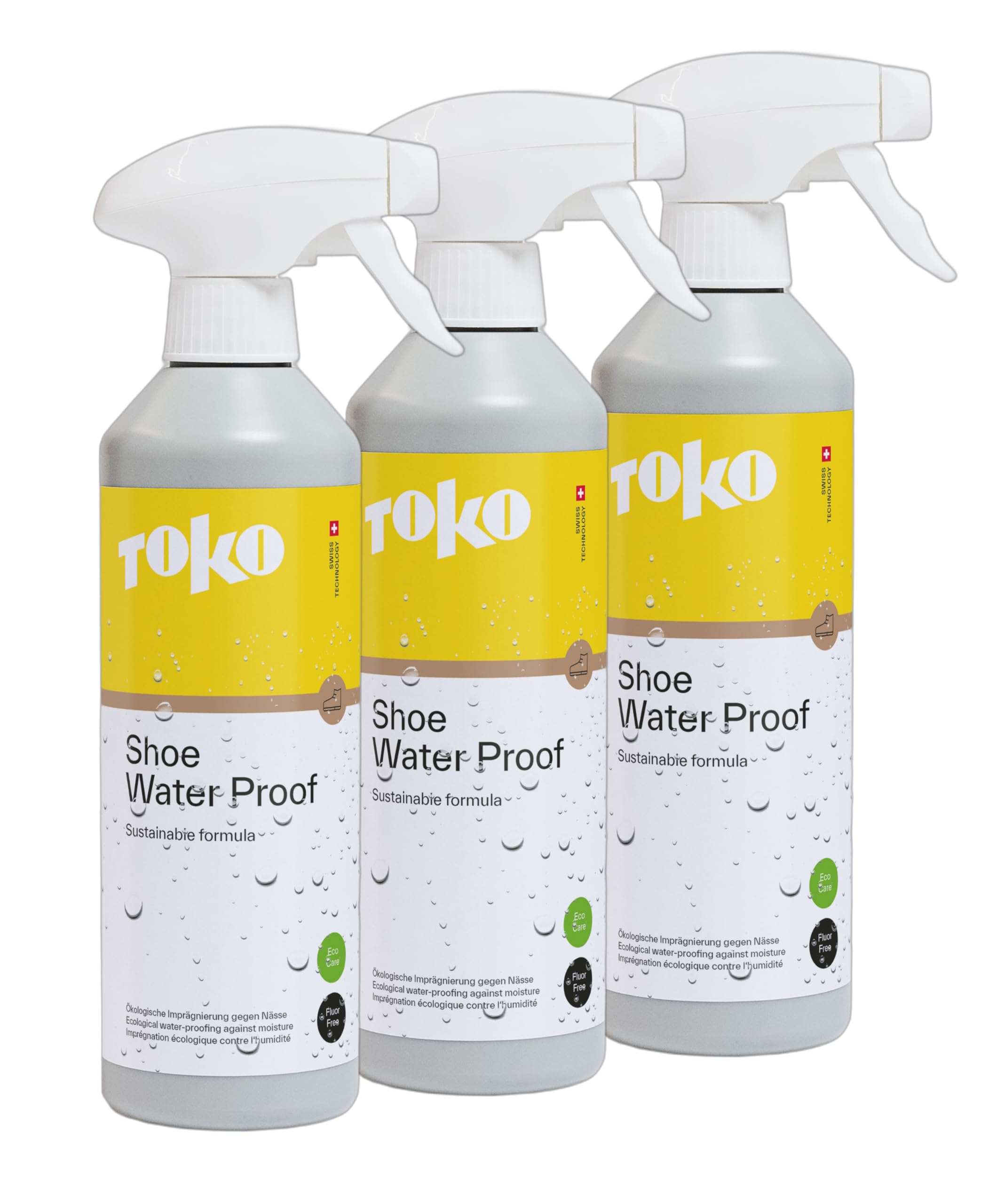 3-er Set Shoe Water Proof Schuhimprägnierung und Schuhpflegemittel von Toko