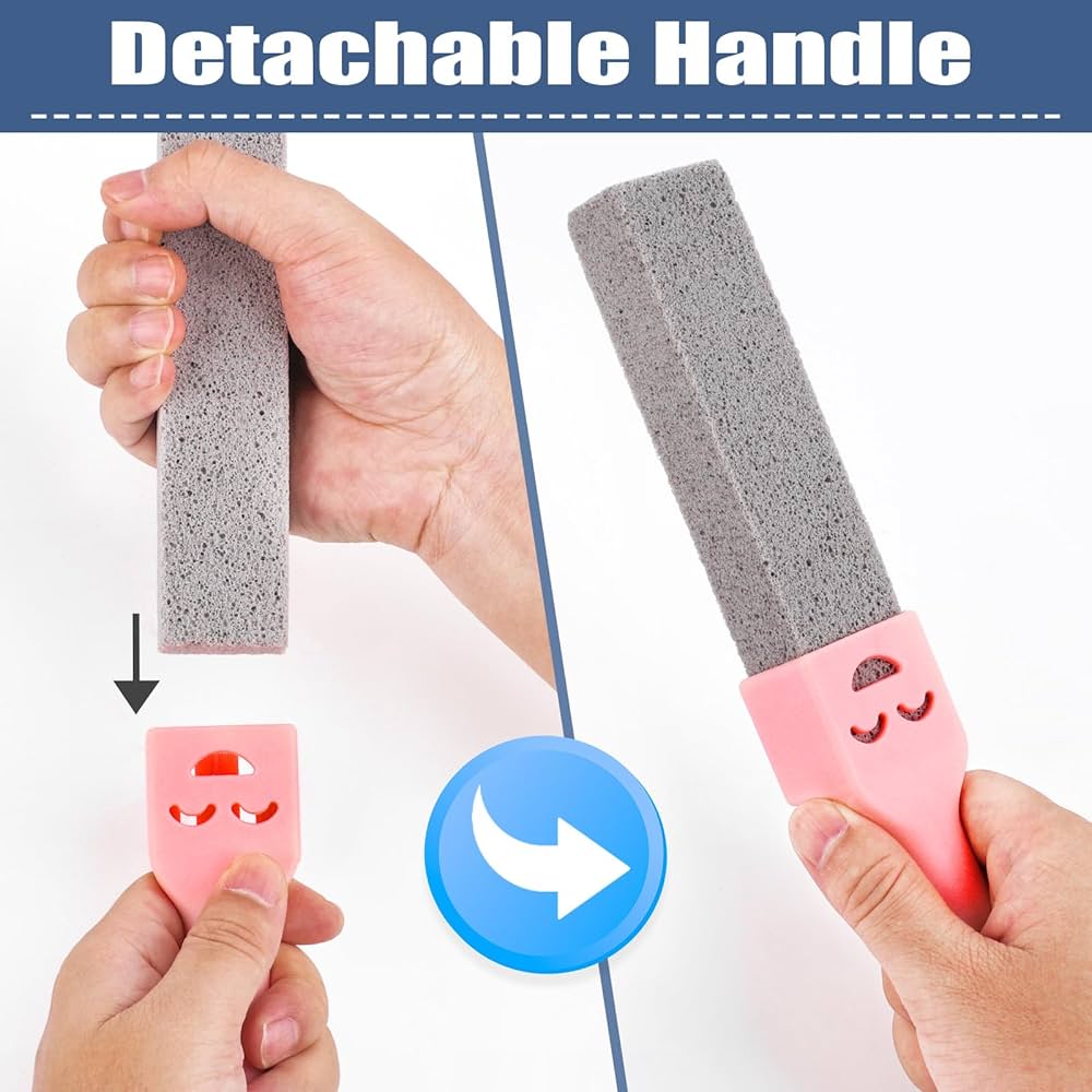 Navona 34 Pack Pumice Stone Scouring Sticks with 3 Universal