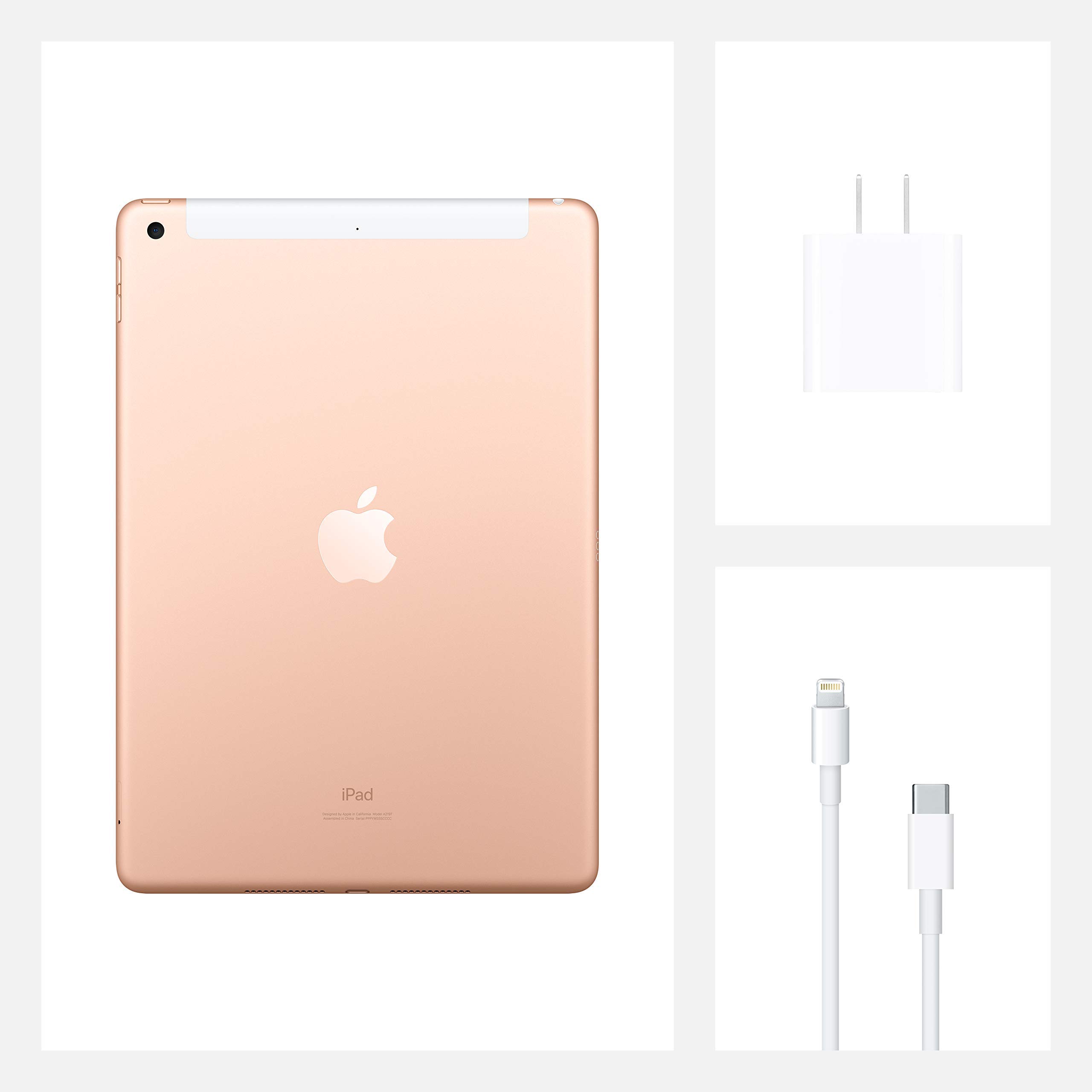 Apple iPad 2020 (10.2-inch, Wi-Fi, 32GB) - Space Gray (Renewed): 128GB Gold WiFi