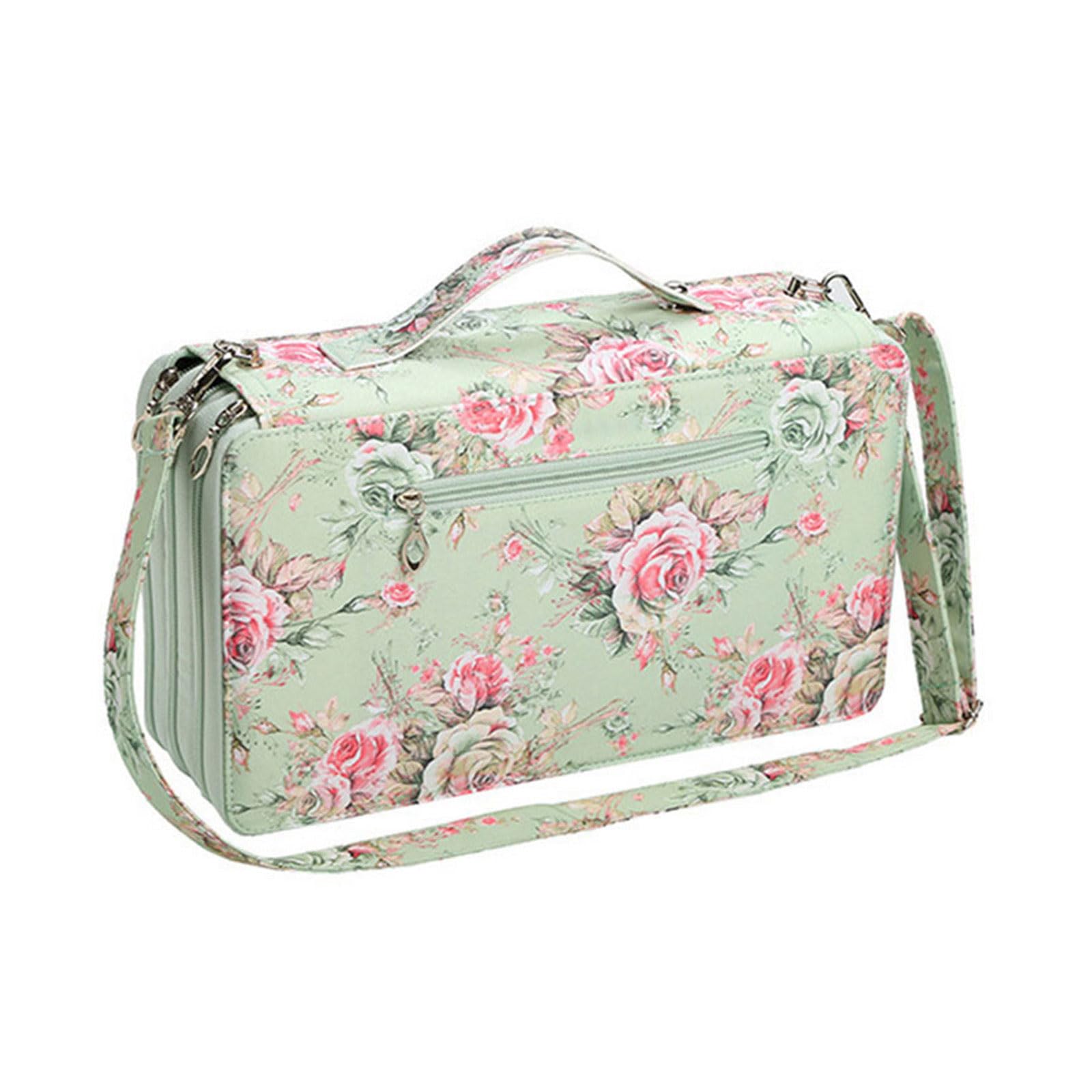 Borsa Da Trasporto Per Pennarelli Capacità Custodia Trasporto 120 Slot Con Tracolla Borsa Organizzatori D'arte Portatile Astucci Matite Impermeabili